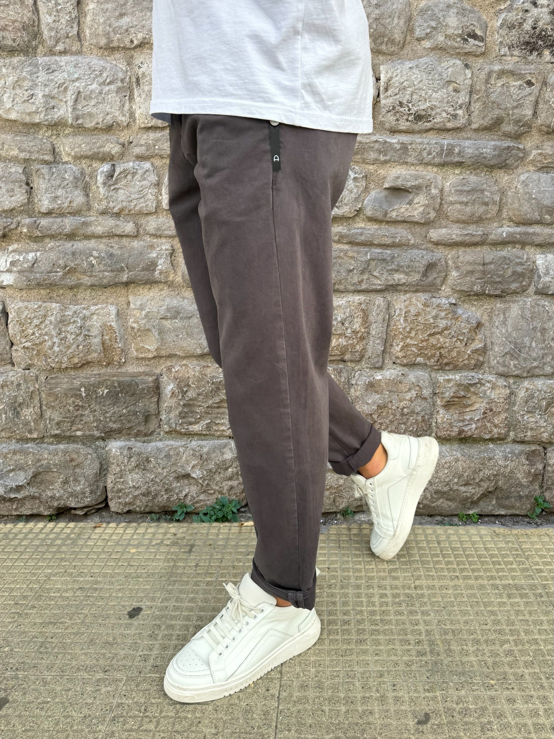 PANTALONE COLOUR ALTA TENSIONE ASFALTO