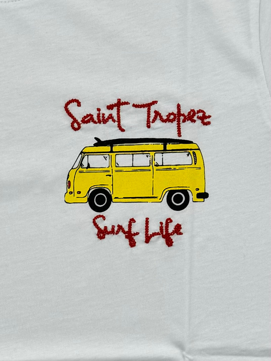 T-SHIRT SUPERCULTURE SAINT TROPEZ A831 BIANCA SS 24