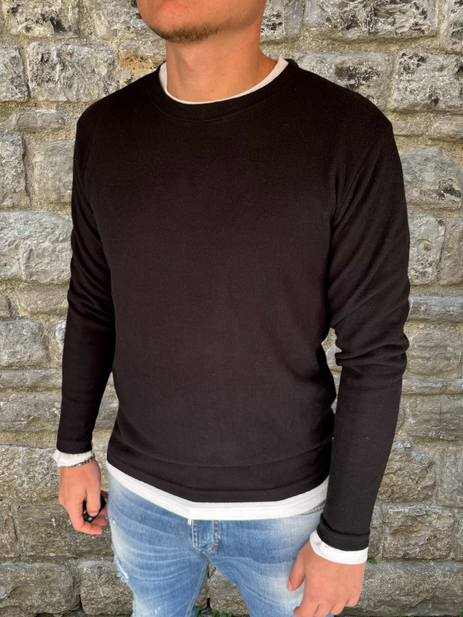 MAGLIONE APF30 ALTA TENSIONE NERA