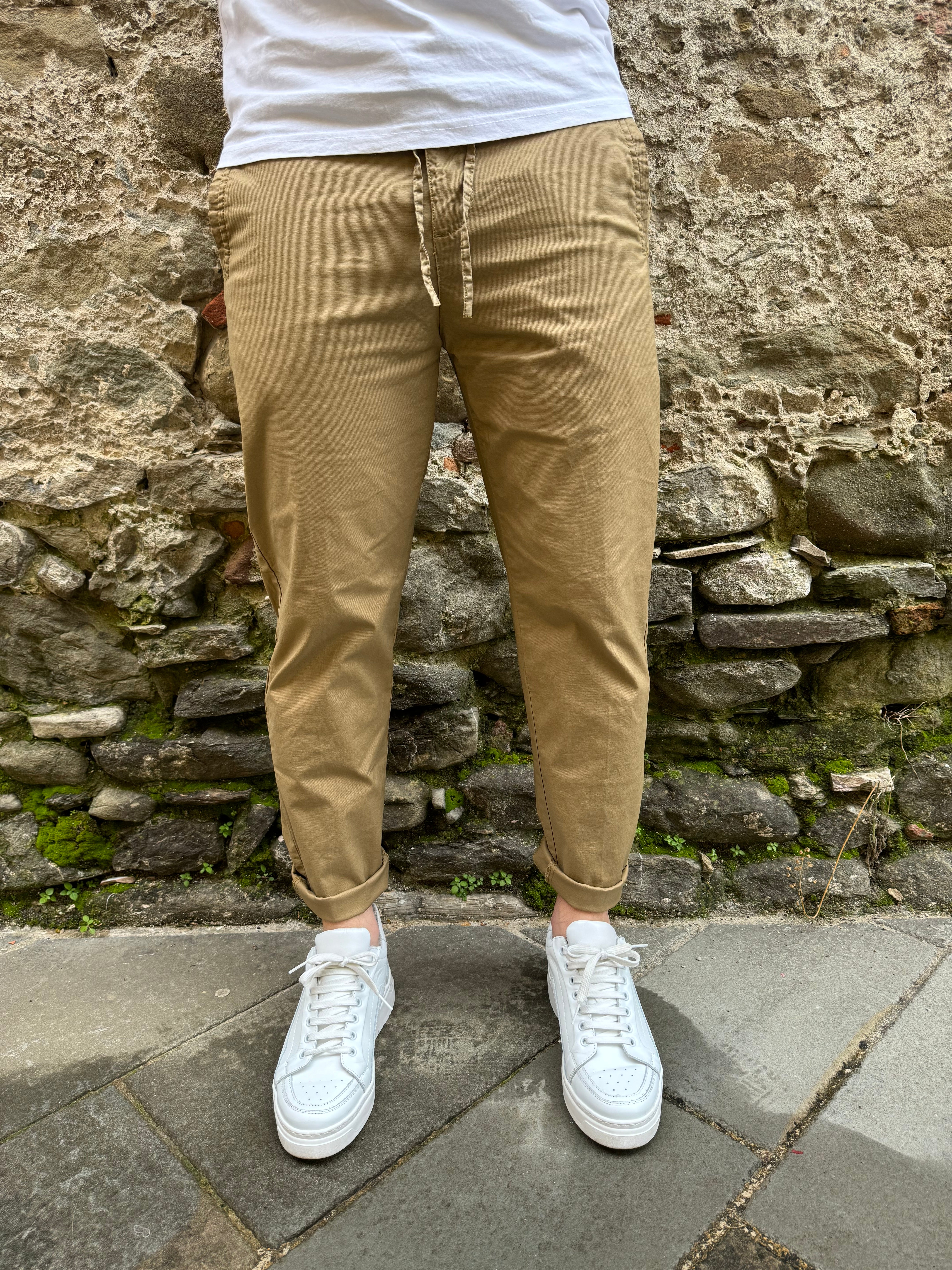 PANTALACCIO RIBSTOP TELAMIRA BTP052 KHAKI SS 24