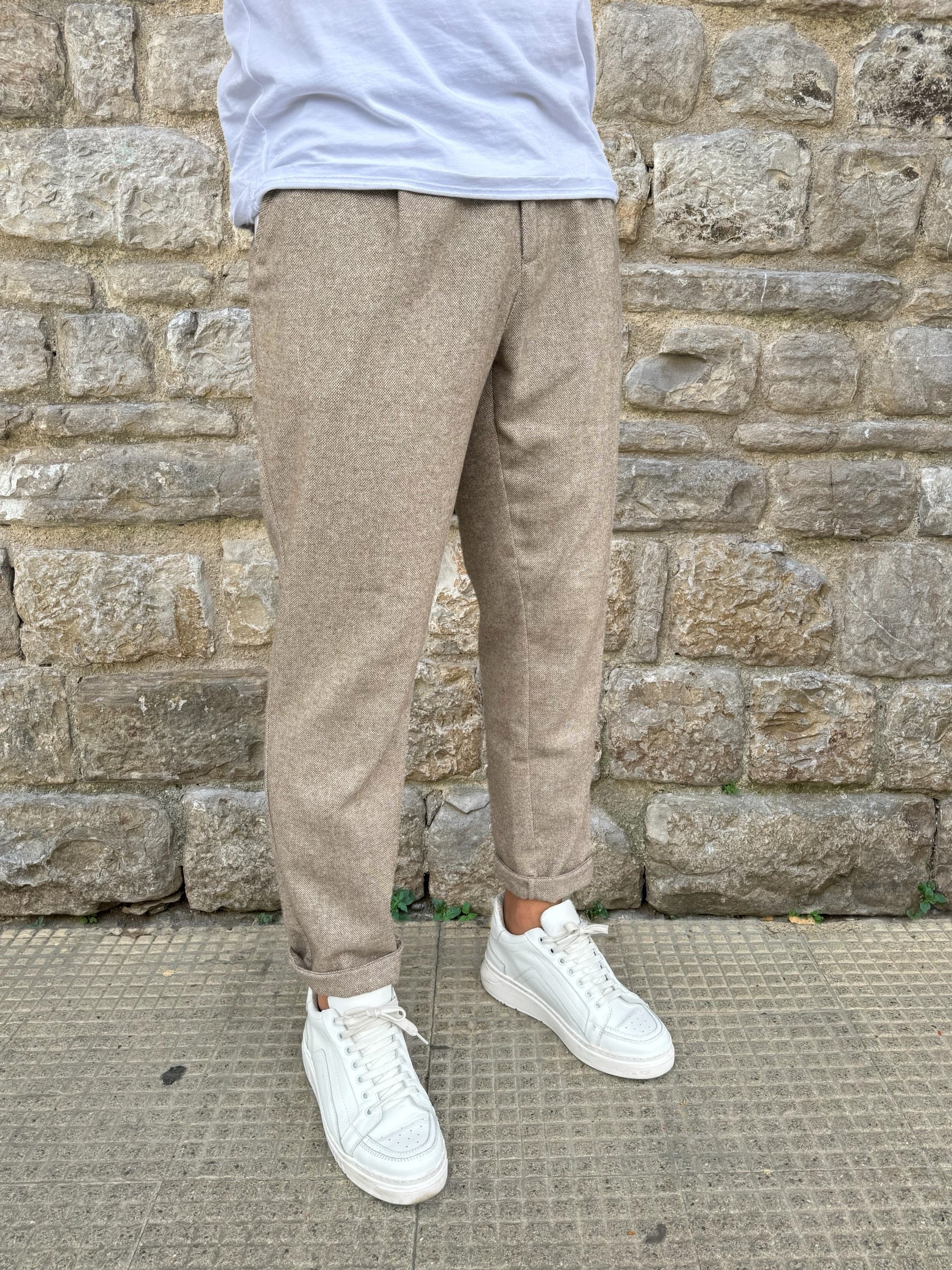 PANTALONE FESTA 2540K ALTA TENSIONE BEIGE