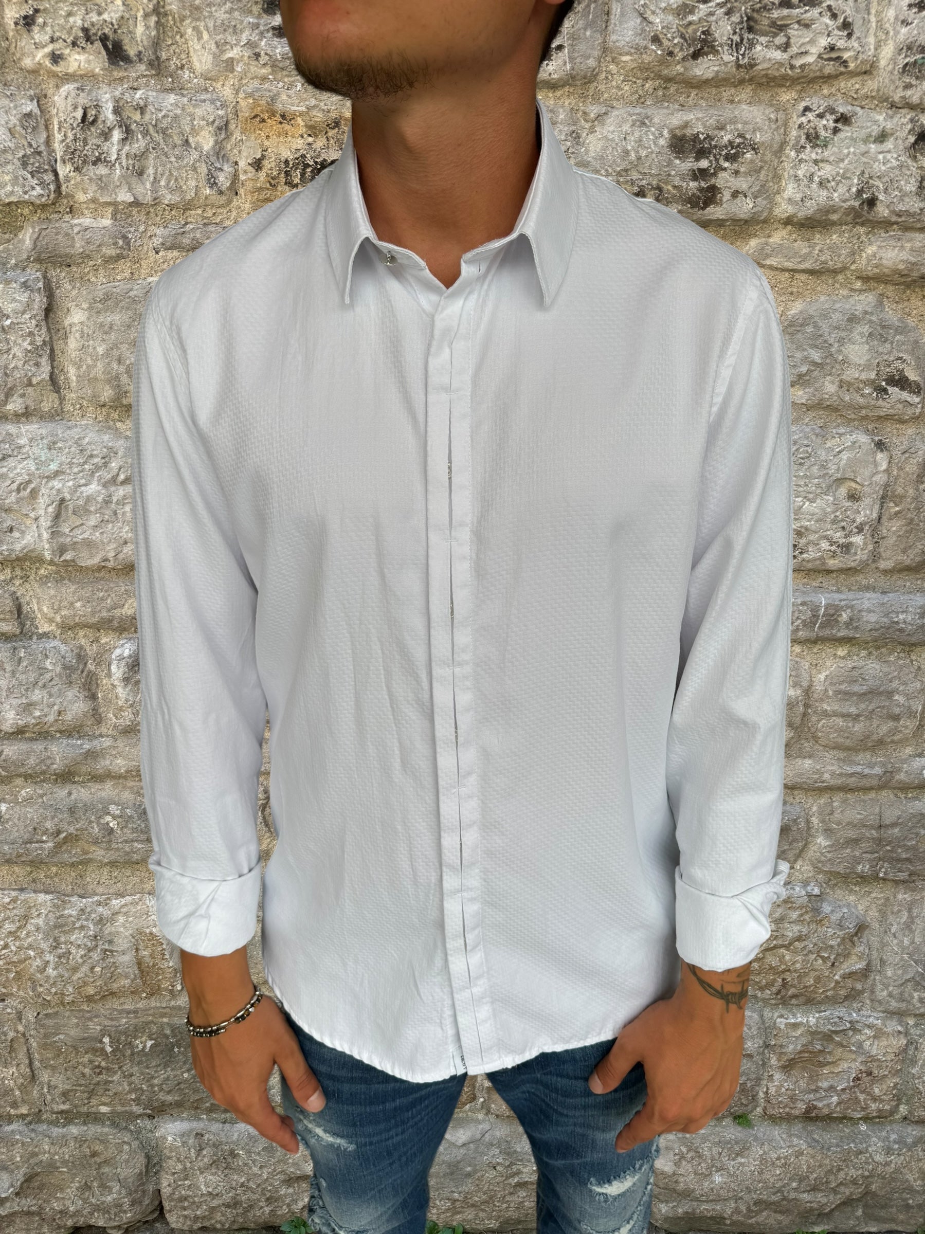 CAMICIA PIETRA 3301 ALTA TENSIONE BIANCO