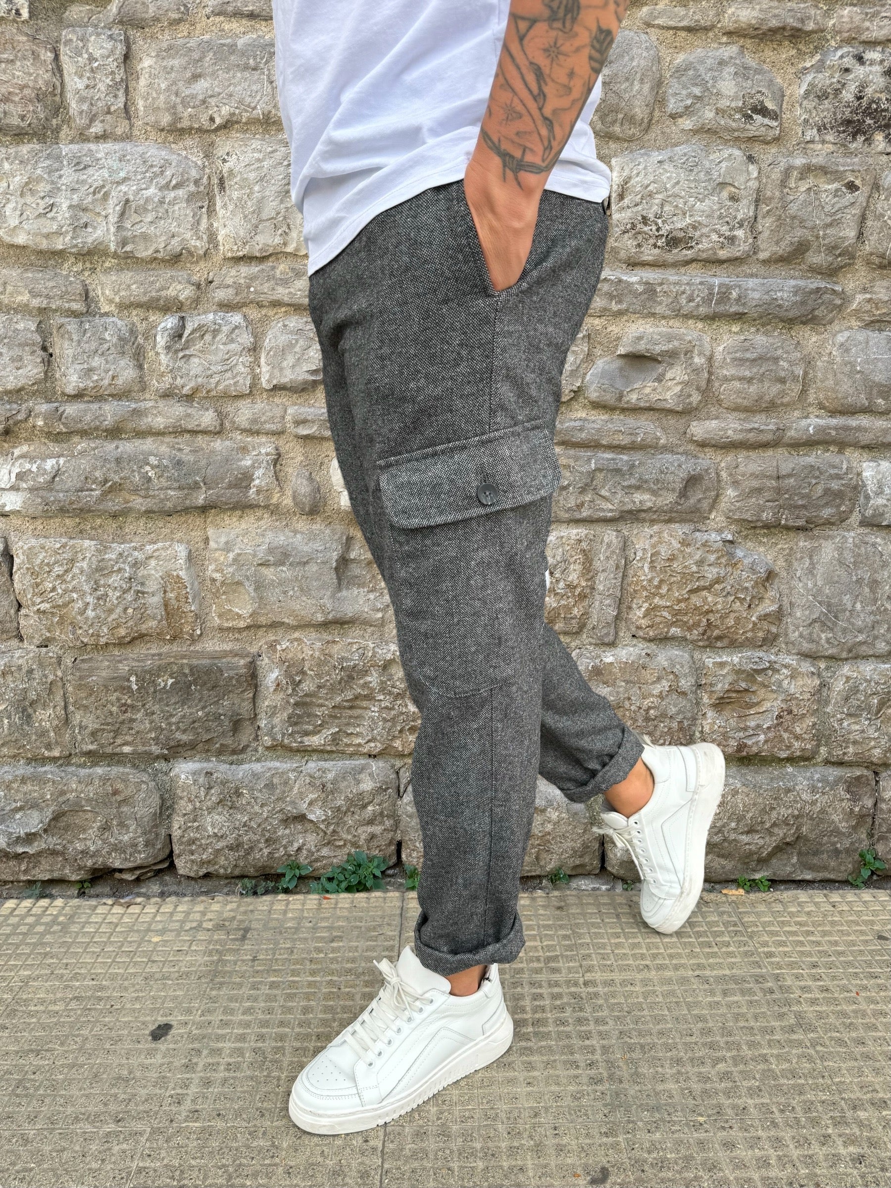 PANTALONE FESTA 2537K ALTA TENSIONE ANTRACITE