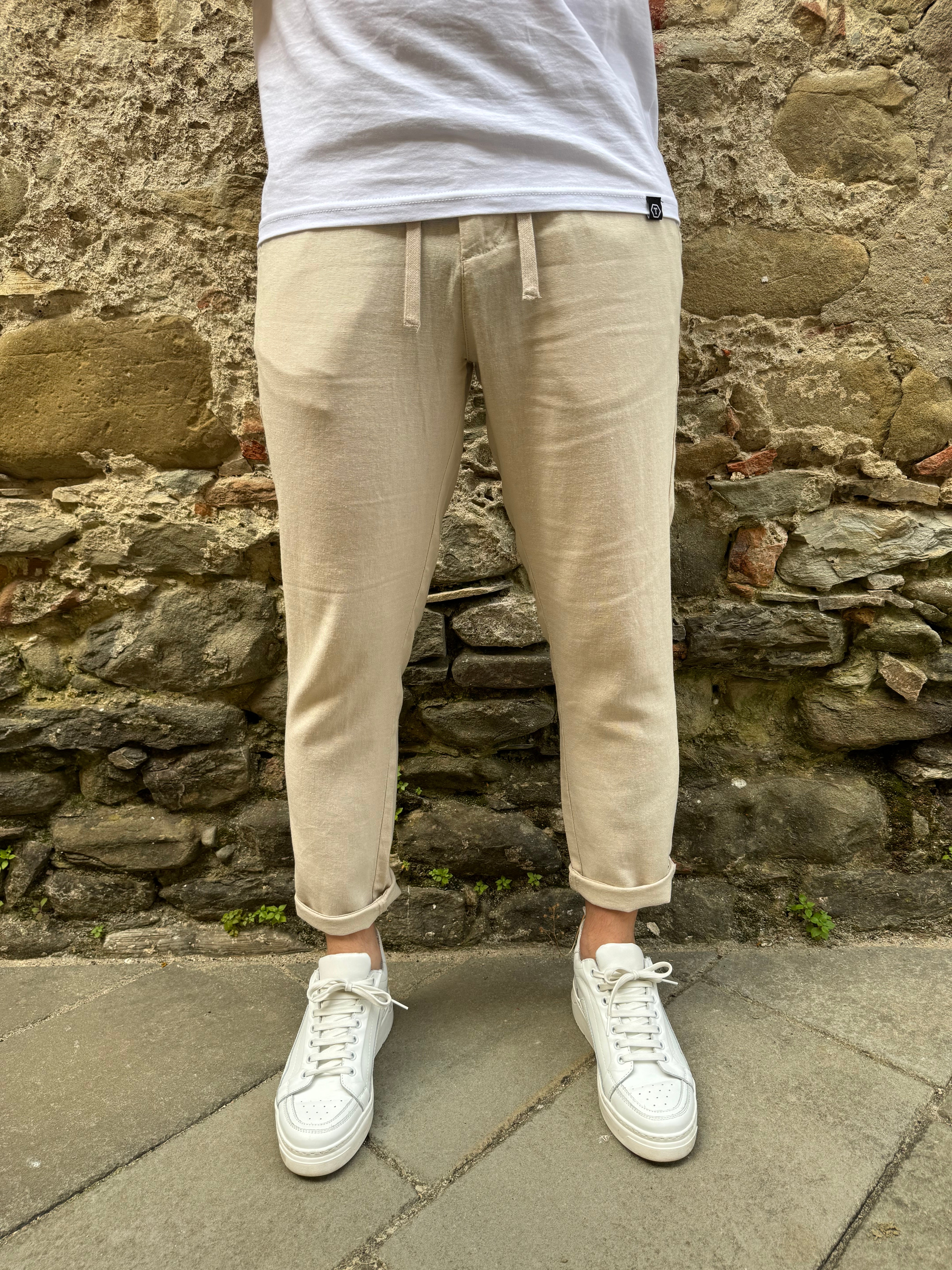 PANTALACCIO PN1 WHY NOT BRAND BEIGE SS 24