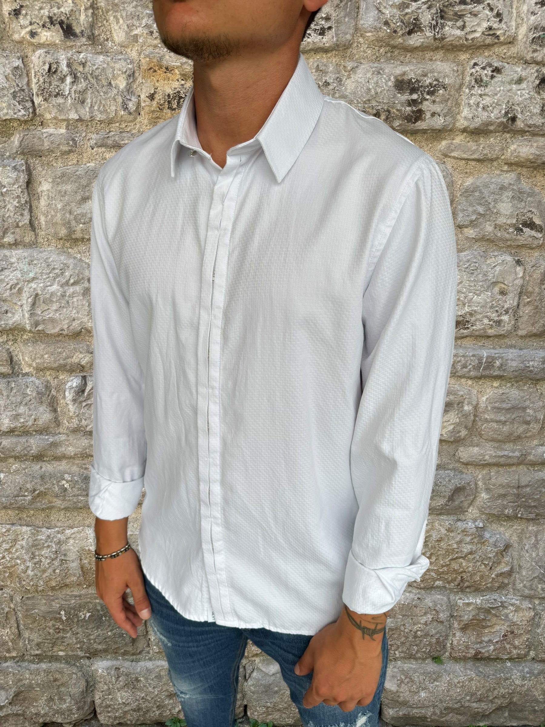 CAMICIA PIETRA 3301 ALTA TENSIONE BIANCO