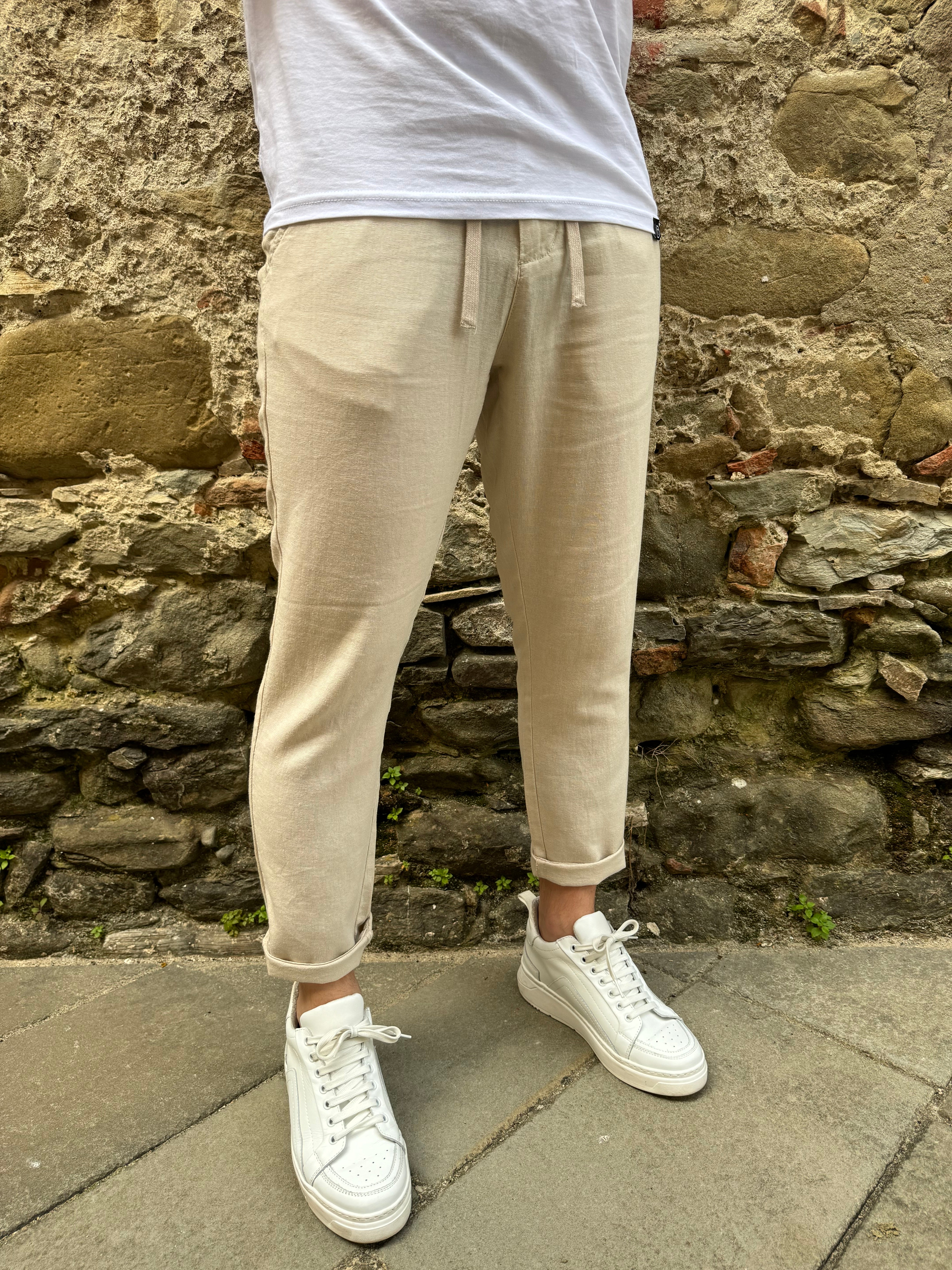 PANTALACCIO PN1 WHY NOT BRAND BEIGE SS 24