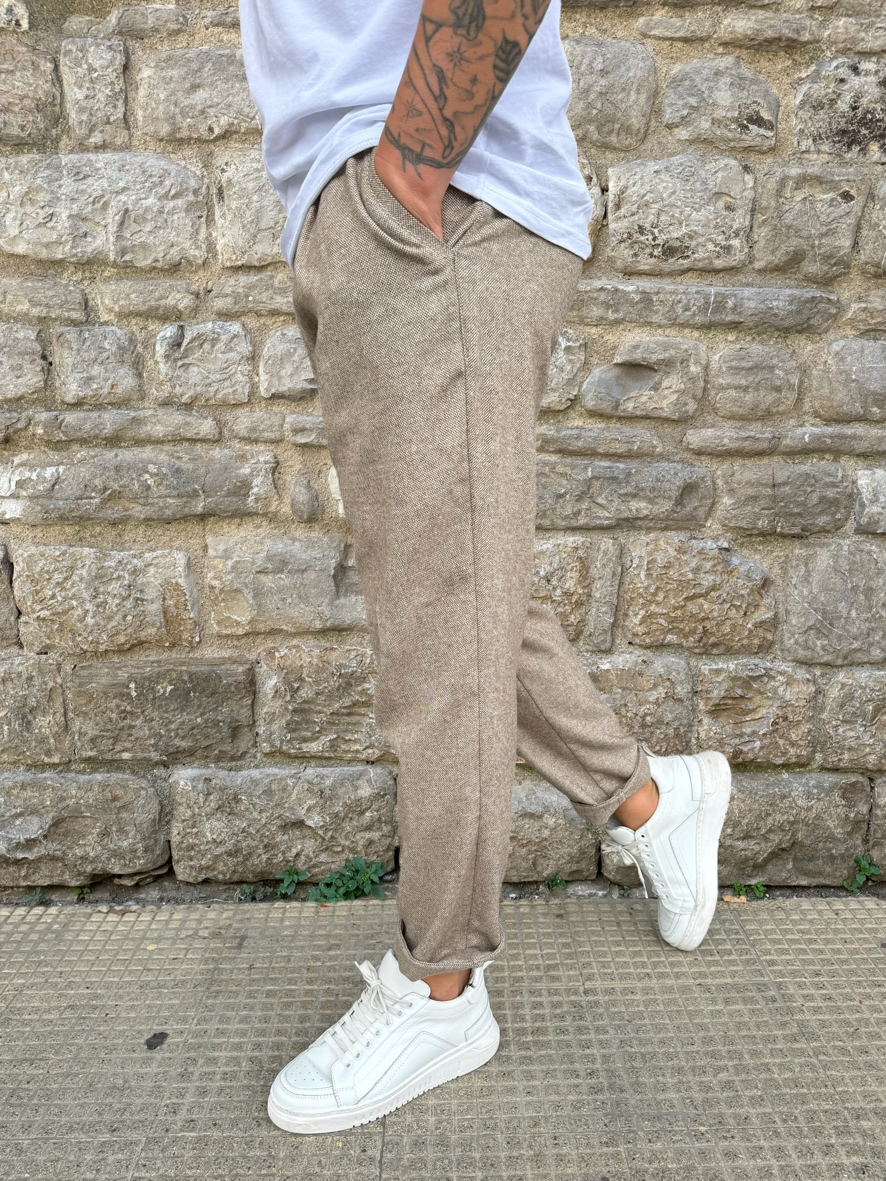 PANTALONE FESTA 2540K ALTA TENSIONE BEIGE