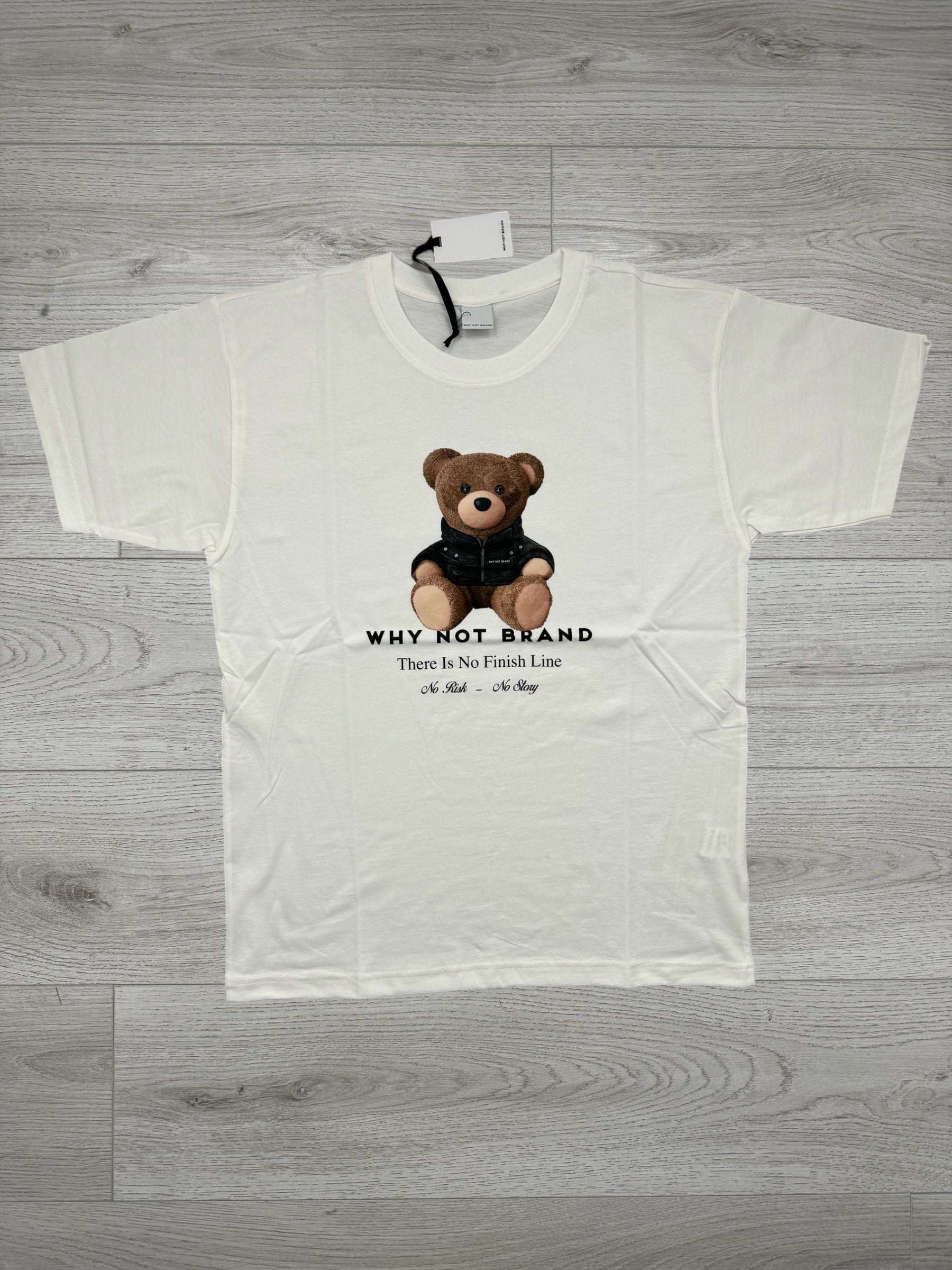 T-SHIRT SWEAT BEAR WHY NOT BRAND MS53 PANNA