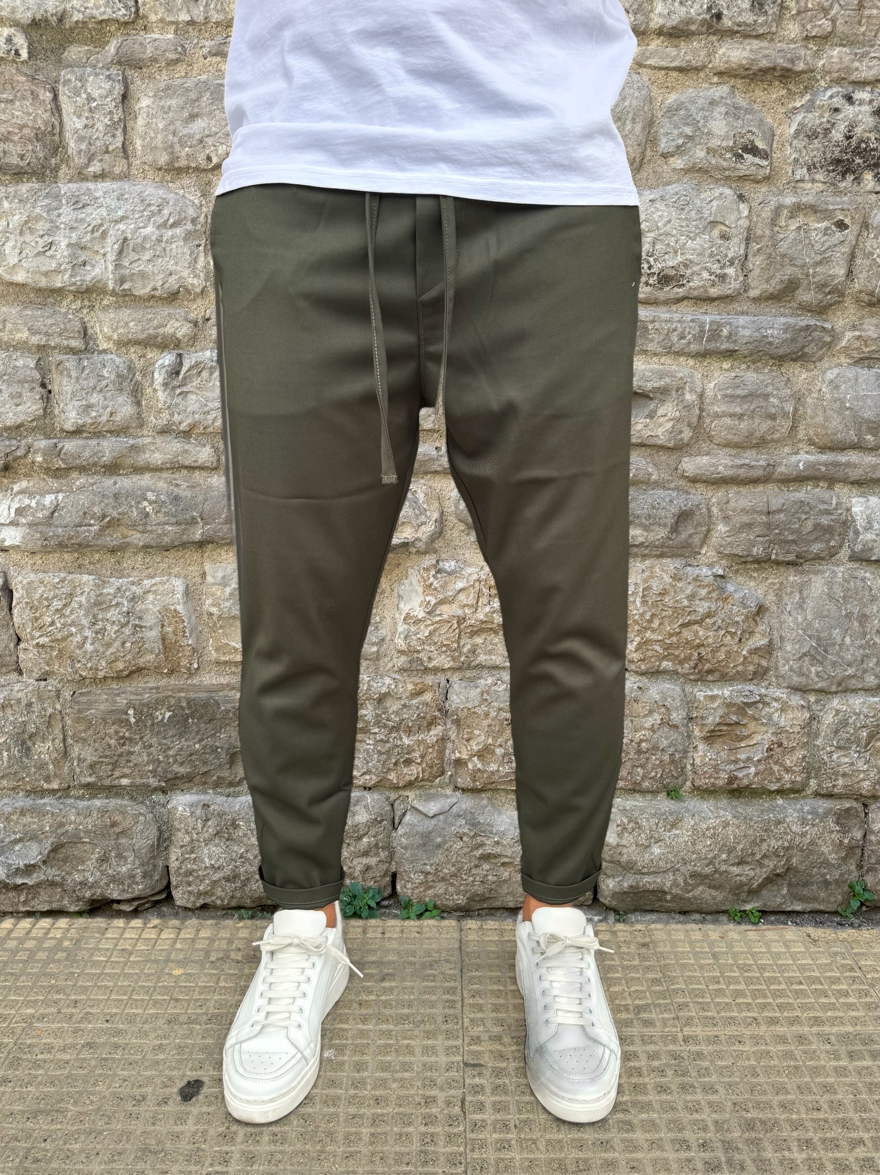 PANTALACCIO DEAN WHY NOT BRAND PL54 VERDE MILITARE