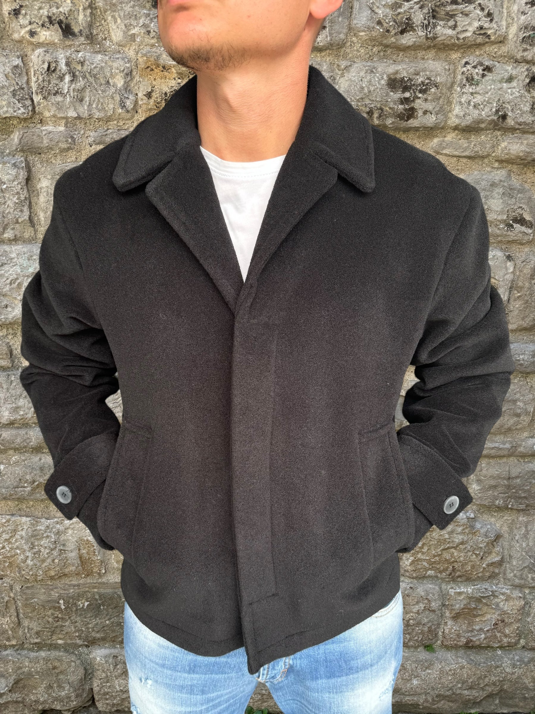 CAPPOTTO YAK JACKET WHY NOT BRAND JL22 NERO