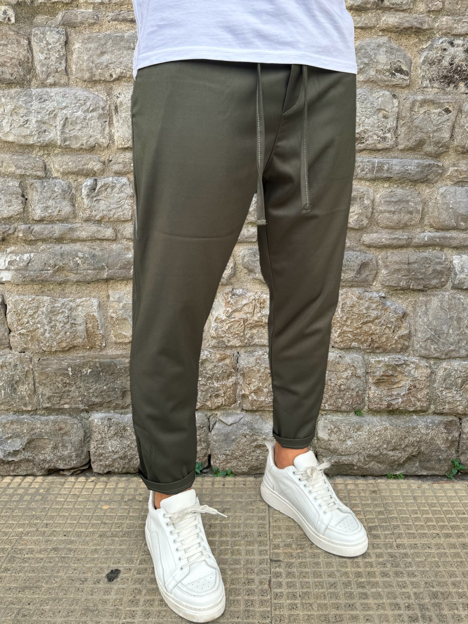 PANTALACCIO DEAN WHY NOT BRAND PL54 VERDE MILITARE