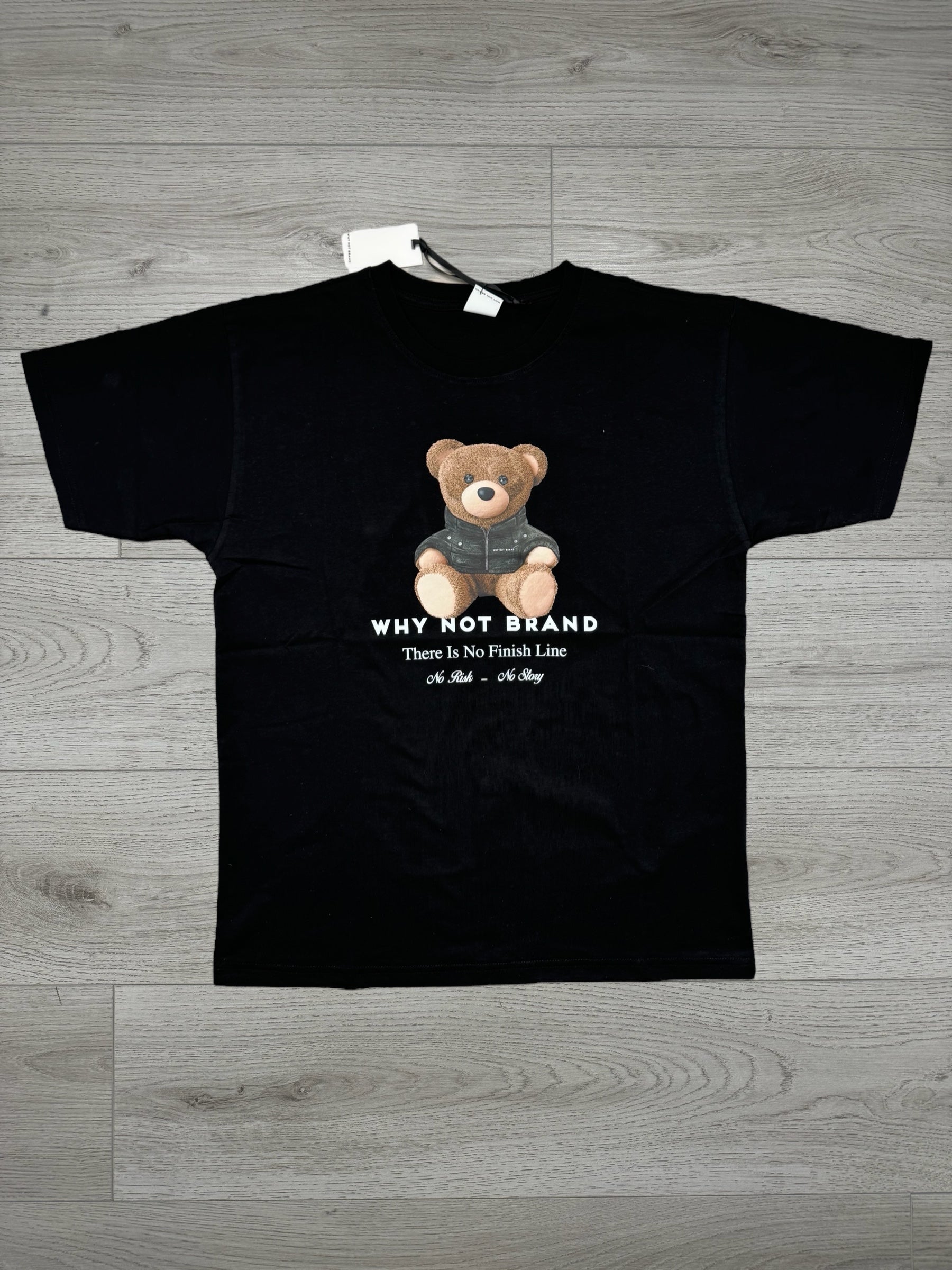 T-SHIRT SWEAT BEAR WHY NOT BRAND MS53 NERA