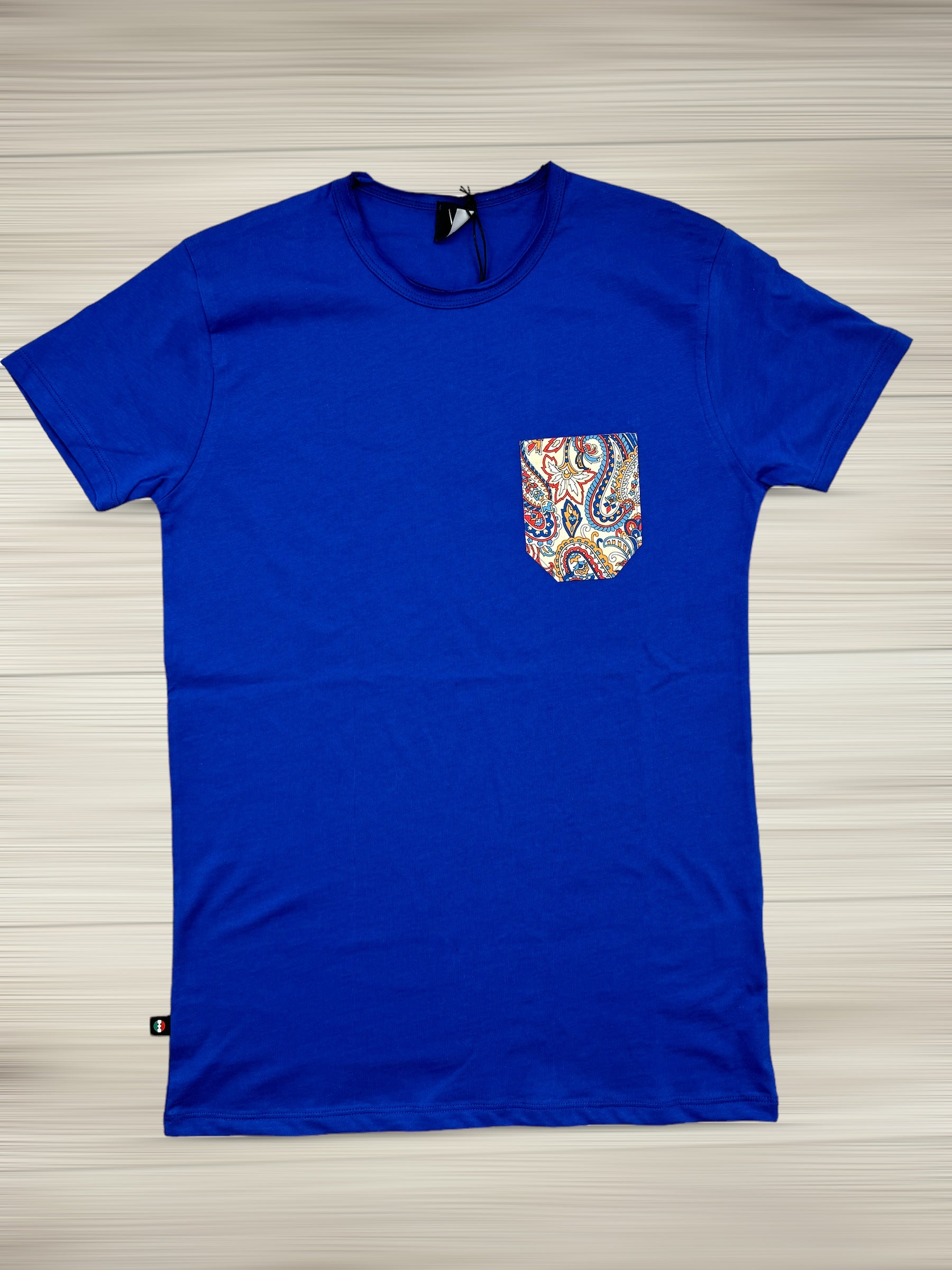 T-SHIRT TASCHINO V2 BRAND ROYAL SS 24