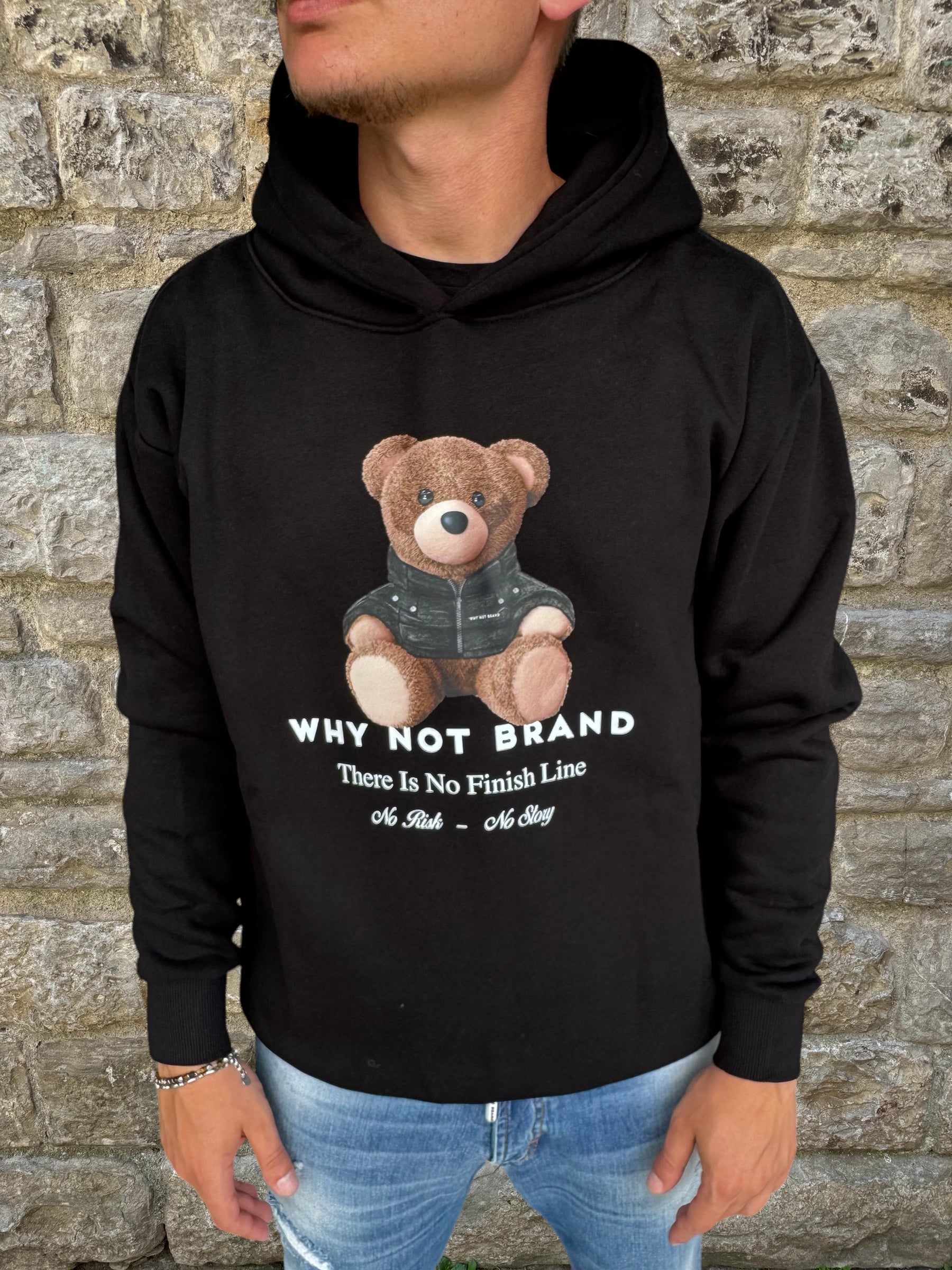 FELPA SWEAT BEAR WHY NOT BRAND FS28 NERA