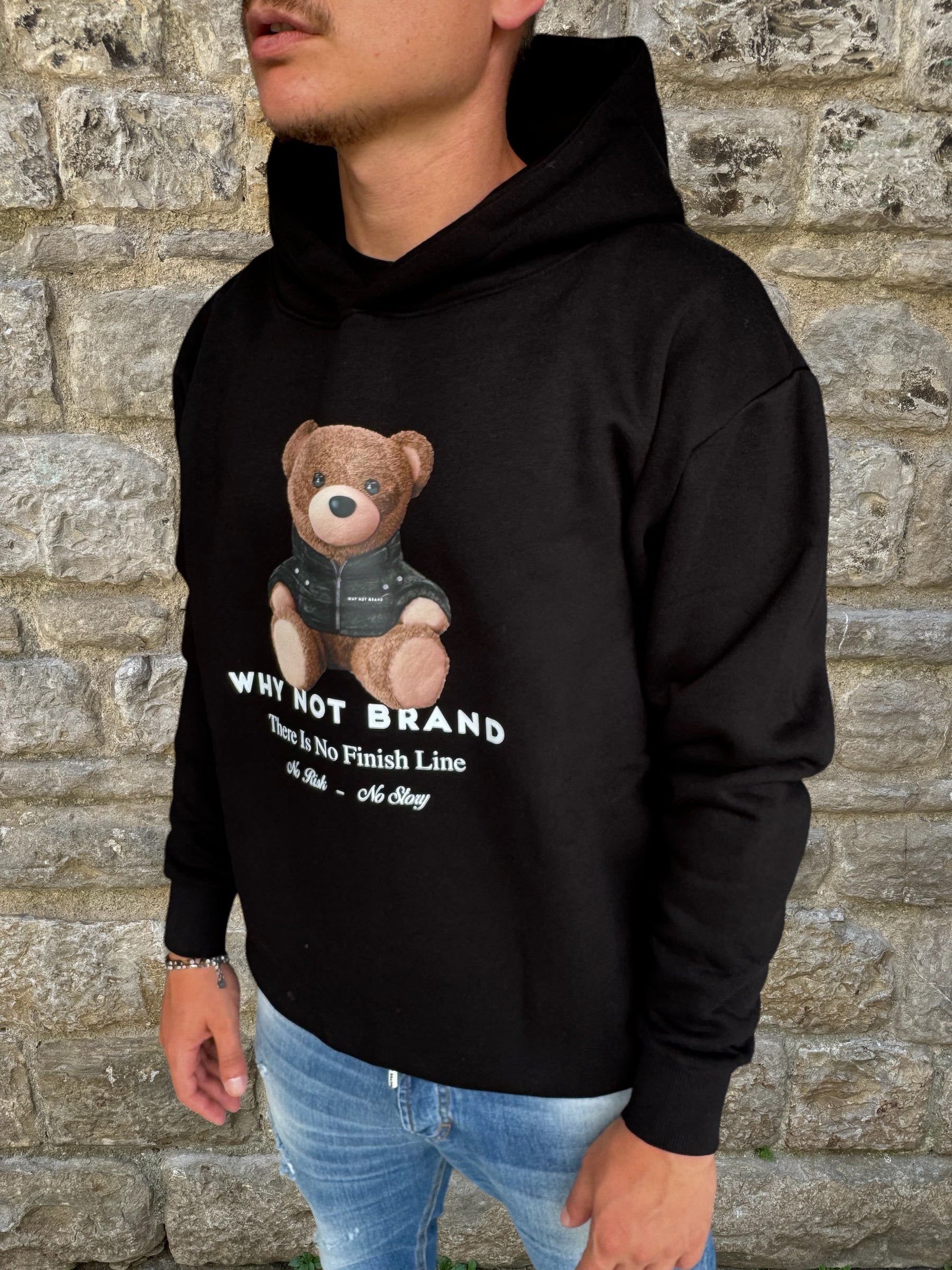 FELPA SWEAT BEAR WHY NOT BRAND FS28 NERA