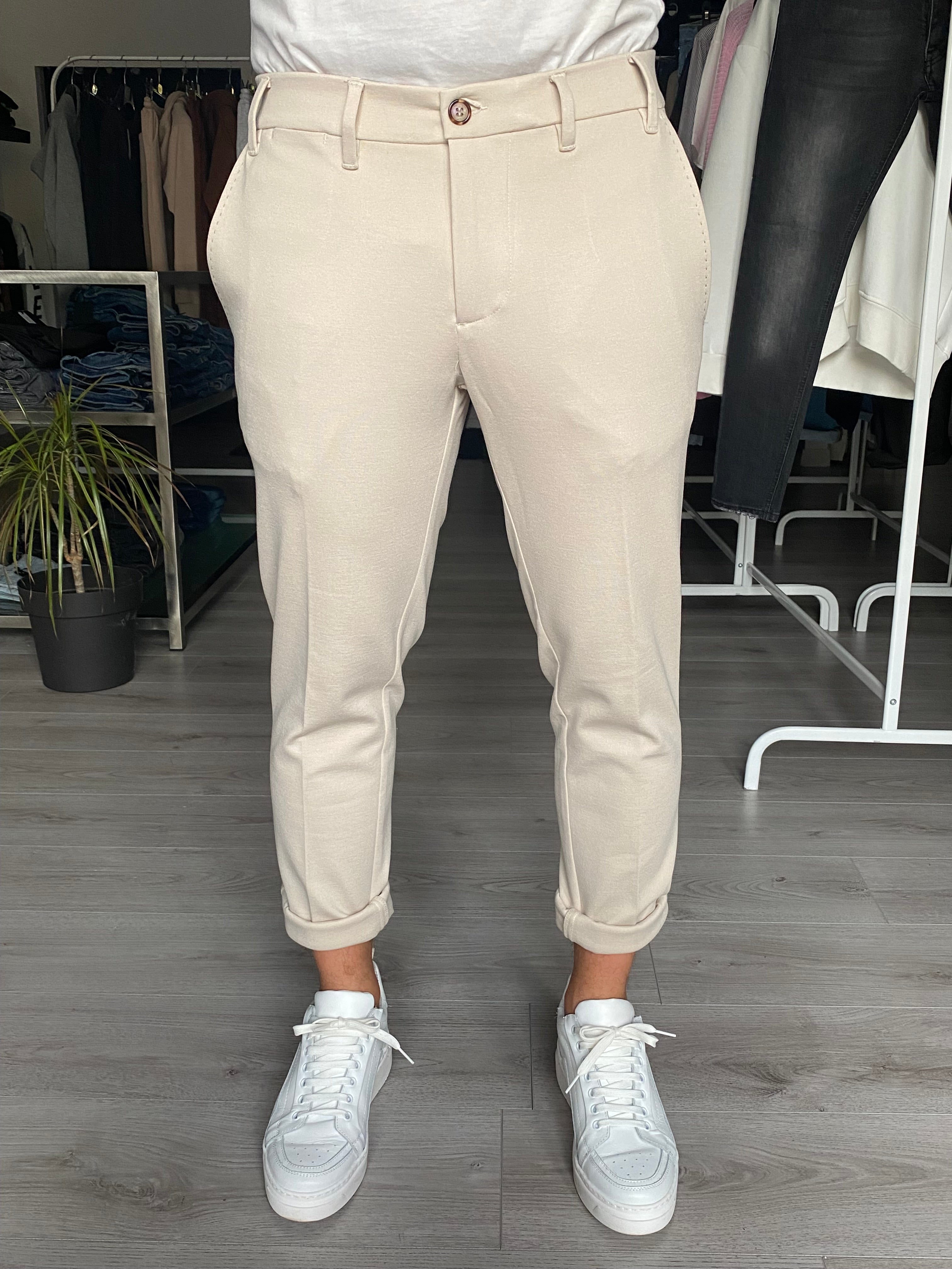 PANTALONE WHY NOT BRAND BOGART BEIGE