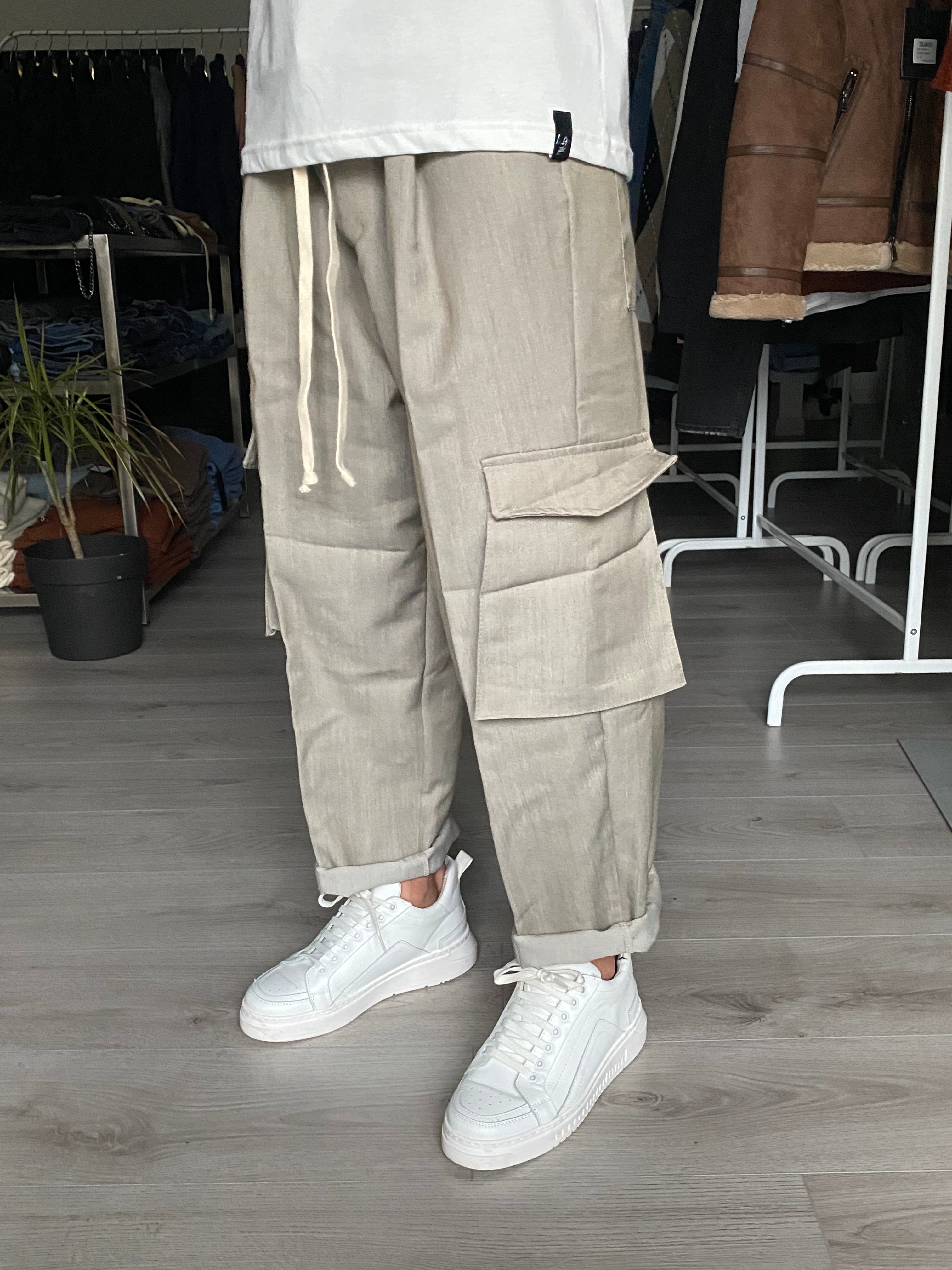 PANTALACCIO CARGO VALENCIA BEIGE