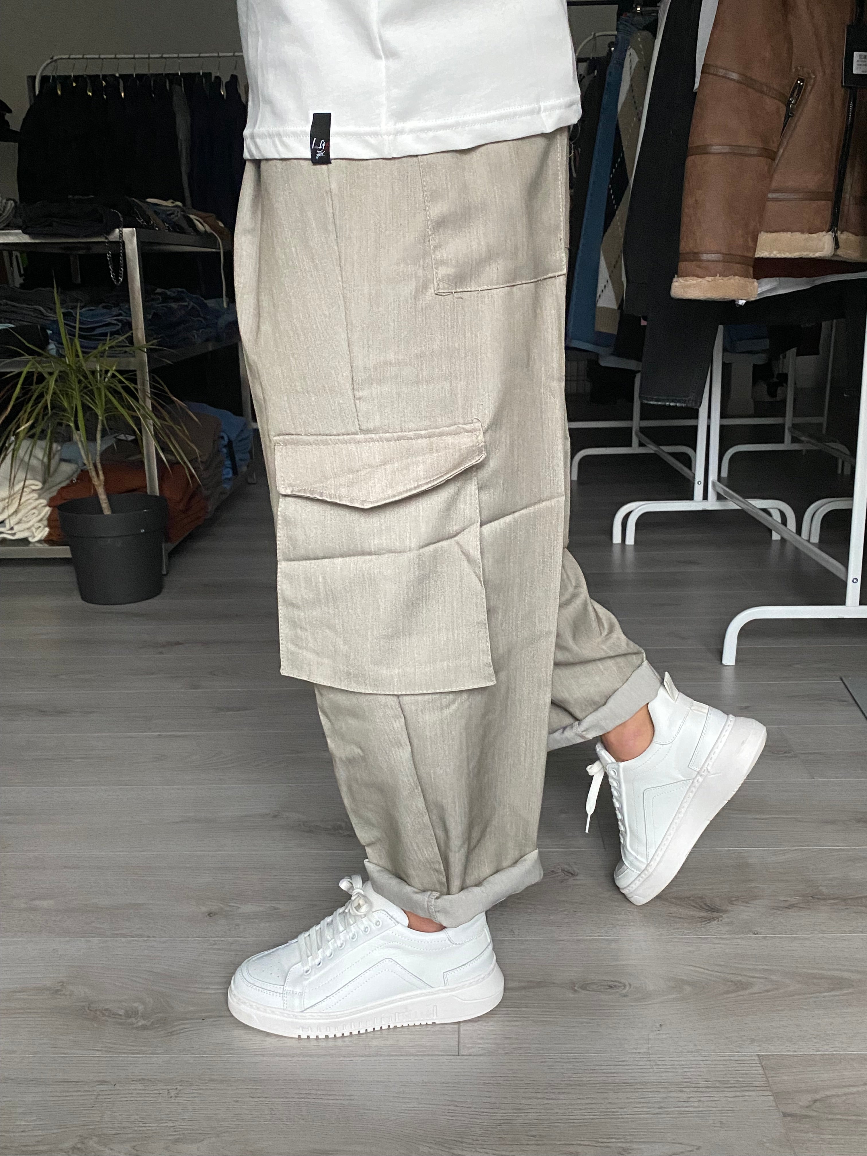 PANTALACCIO CARGO VALENCIA BEIGE